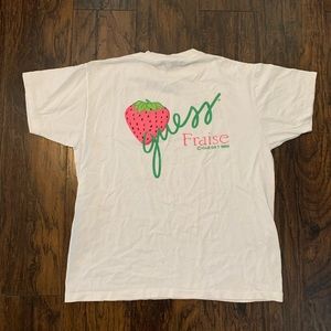 Oversized Vintage 80’s Strawberry GUESS Tee